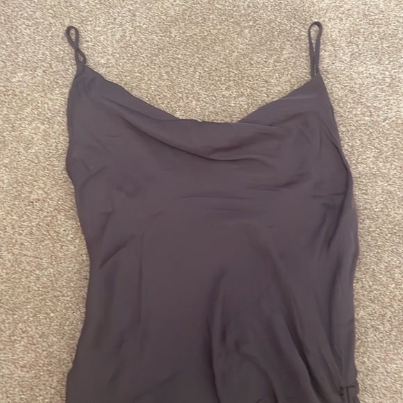 Free People Day to Night Slip Dress, Anthracite, sz M - Picture 5 of 14